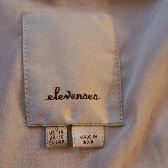 HOST PICK Anthropologie elevenses salmon pink velour embroidered blazer - Picture 5 of 8